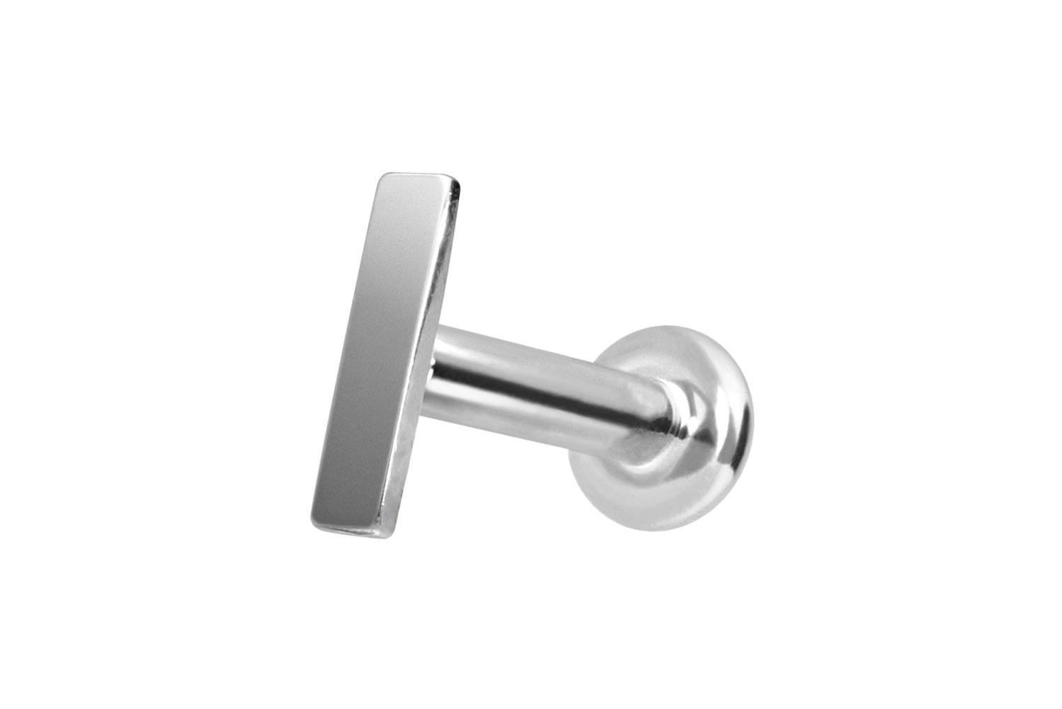 14 Karat Gold Labret Piercing mit Innengewinde BALKEN